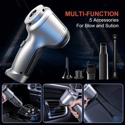95000Pa Car Wireless Vacuum Cleaner Wet Dry Vacuum Cleaner Cordless Handheld Auto Vacuum Home & Dual Use Mini Vacuum Cleaner